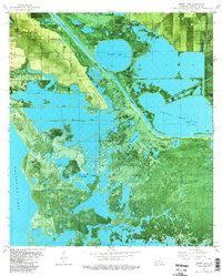 1980s Maps of Sweet Lake, LA | Pastmaps